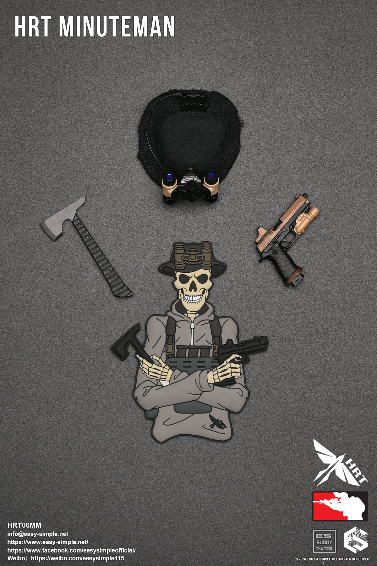 1:6 Easy & Simple HRT Minuteman ShotShow 2025 Exclusive 12" Figure HRT06MM