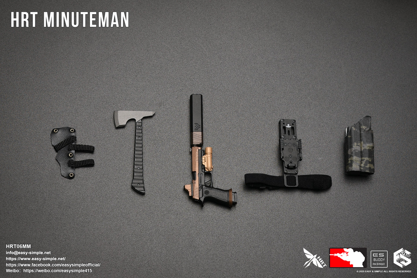 1:6 Easy & Simple HRT Minuteman ShotShow 2025 Exclusive 12" Figure HRT06MM