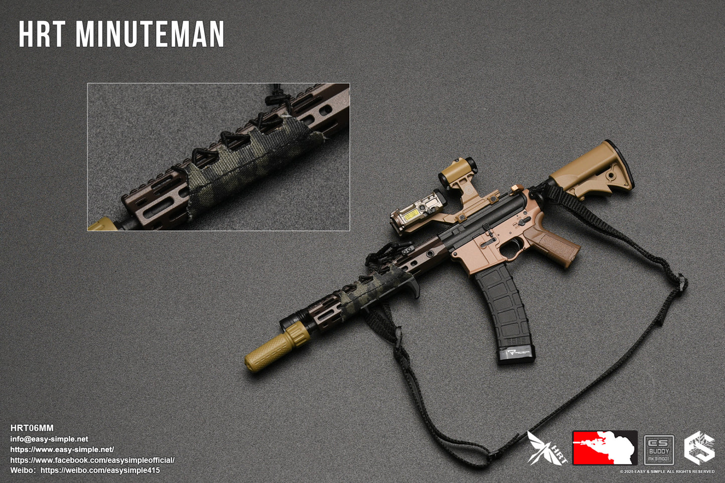 1:6 Easy & Simple HRT Minuteman ShotShow 2025 Exclusive 12" Figure HRT06MM