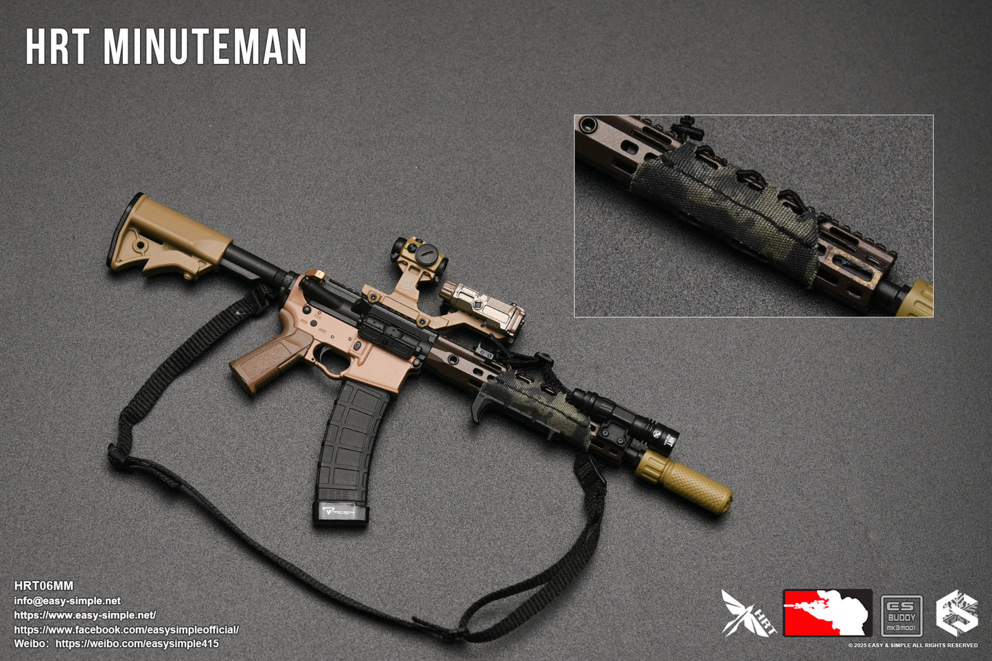 1:6 Easy & Simple HRT Minuteman ShotShow 2025 Exclusive 12" Figure HRT06MM