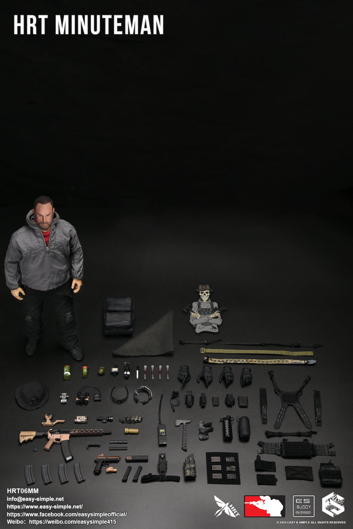 1:6 Easy & Simple HRT Minuteman ShotShow 2025 Exclusive 12" Figure HRT06MM