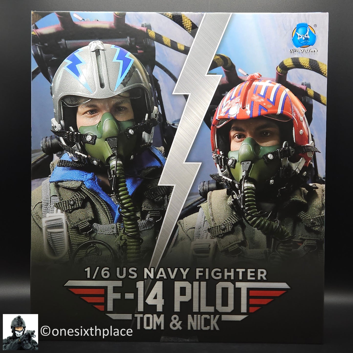 1:6 DID US Navy Fighter F-14 Pilot Tom & Nick 12" Figure MA80182
