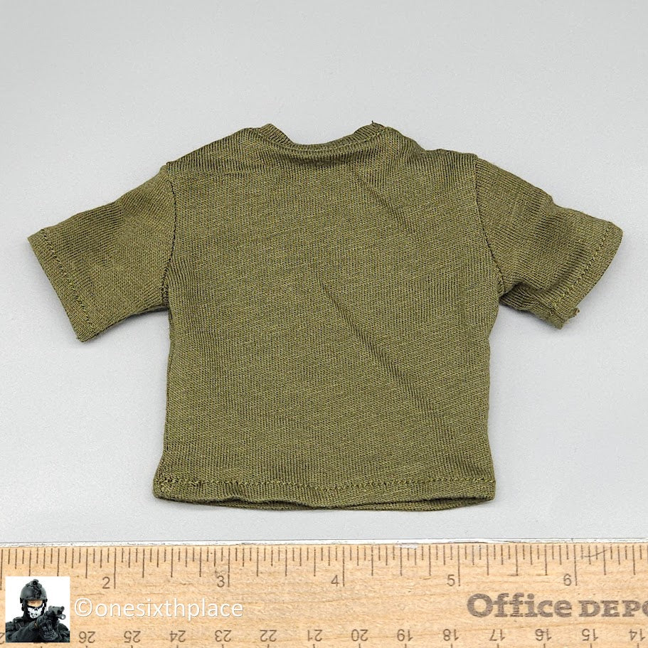 1:6 scale QO Toys Vietnam 101st Airborne Hamburger Hill Green T-Shirt