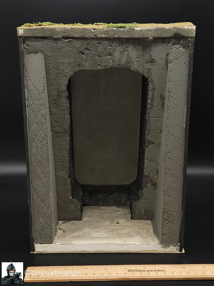 1:6 scale Custom Doomsday Apocalypse Fallout Bomb Shelter Entrance Diorama Display Base