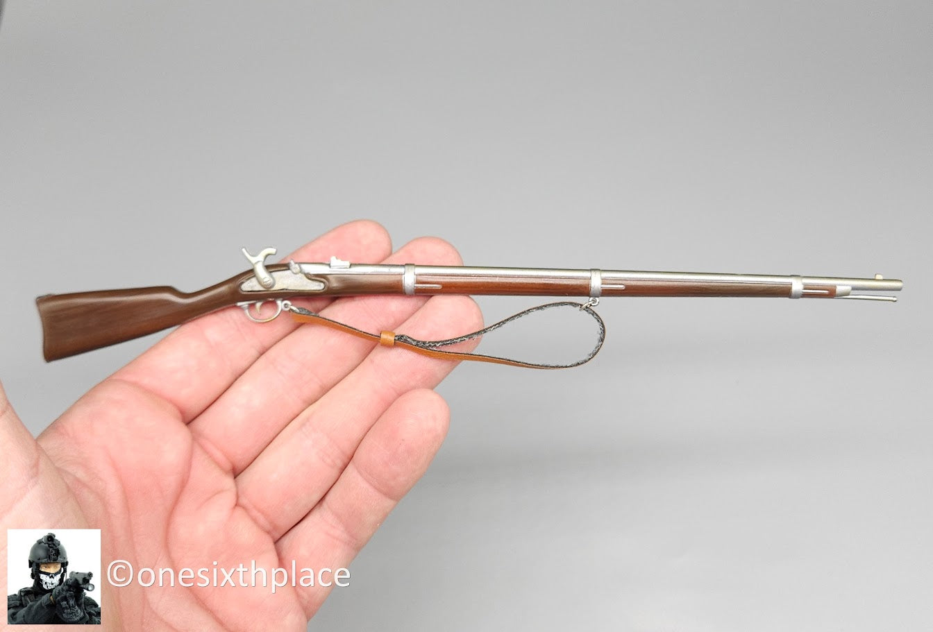 1:6 scale Sideshow Civil War 1861 Springfield Richmond Rifle w/ Bayonet 12" Figures