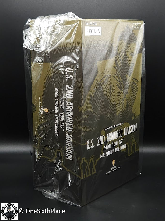 1:6 WWII US 2nd Armored Division Private First Class Tank Loader "Coon Ass" REGULAR VERSION 12" Figure FP018A