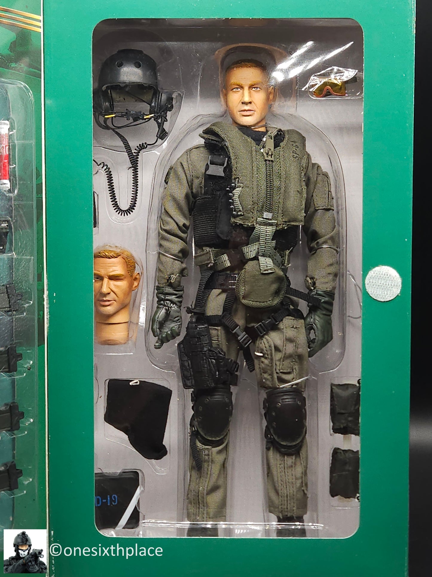 1:6 scale BBI Elite Force SEAL Helicopter Sniper Hawkeye 12" Action Figure