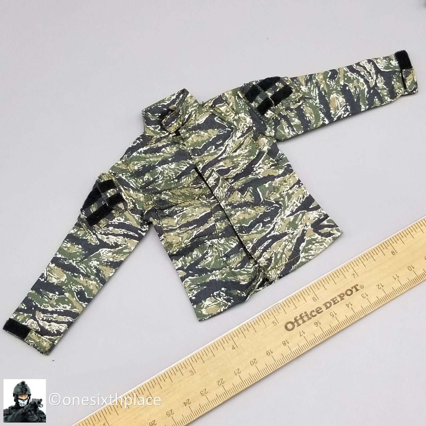 1:6 Easy & Simple NSWDG Infiltration Team Tigerstripe Camo Uniform 12" Figure