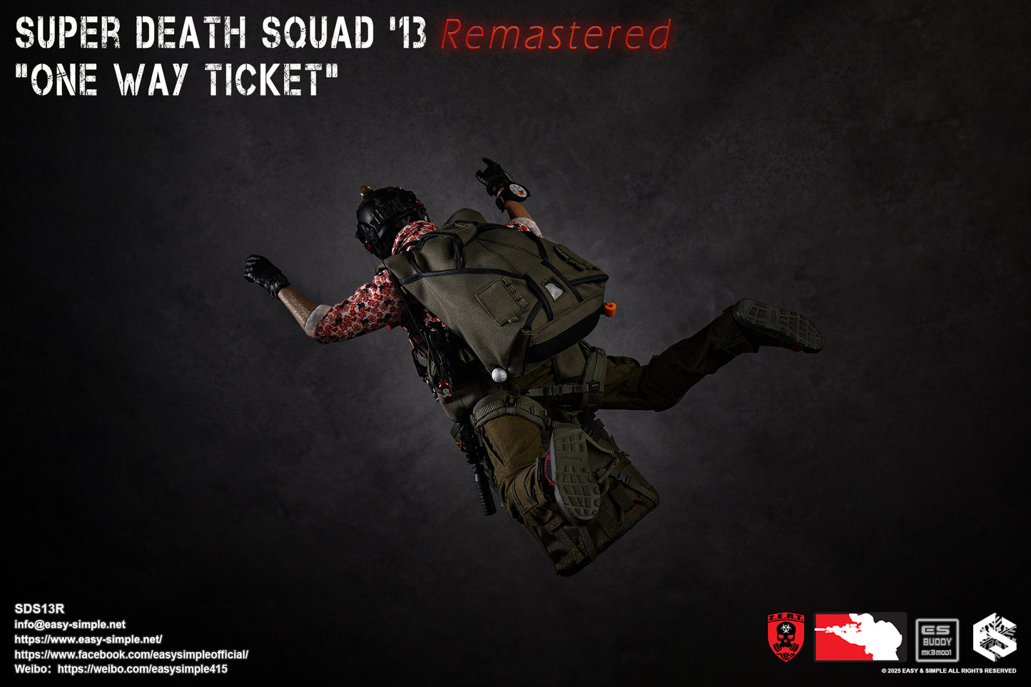 1:6 Easy & Simple ZERT Super Death Squad '13 Remastered "One Way Ticket" SDS13R