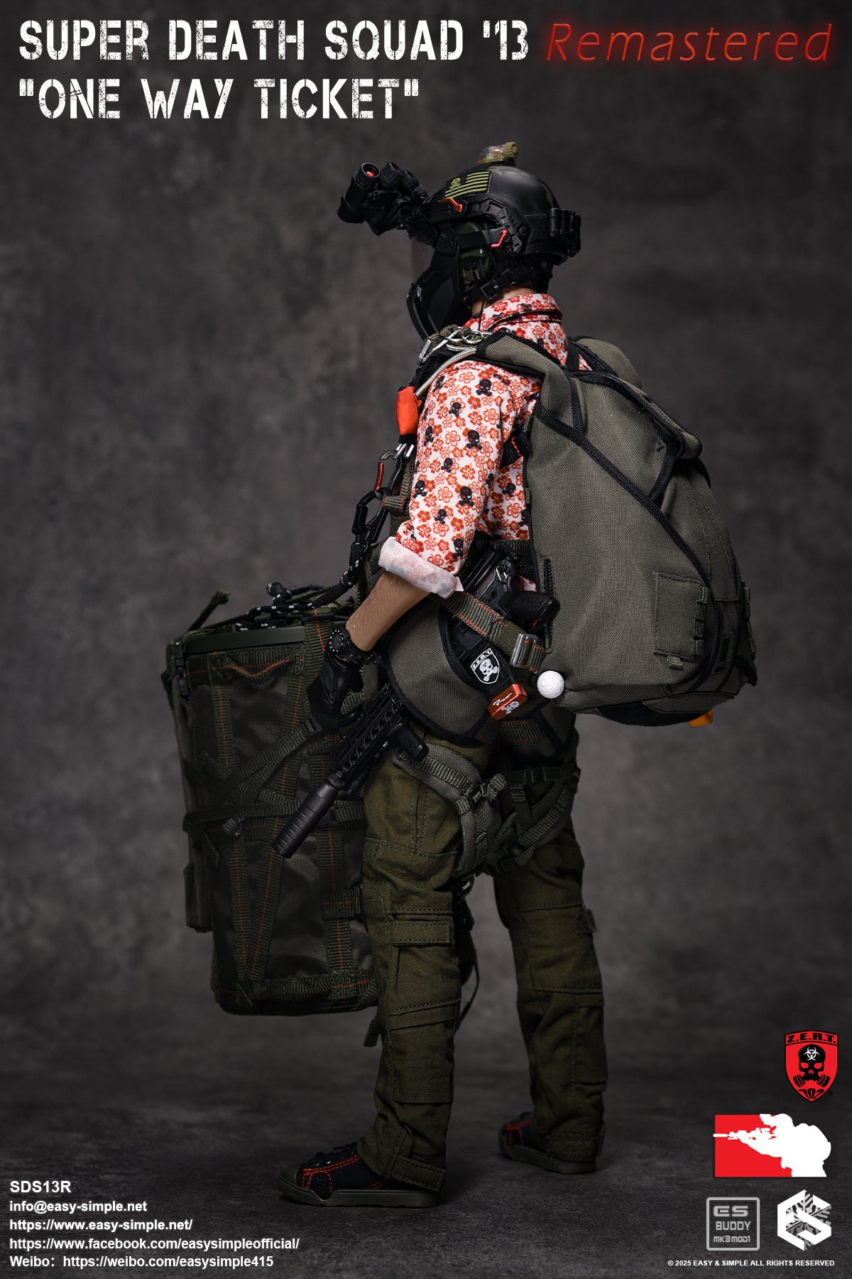1:6 Easy & Simple ZERT Super Death Squad '13 Remastered "One Way Ticket" SDS13R