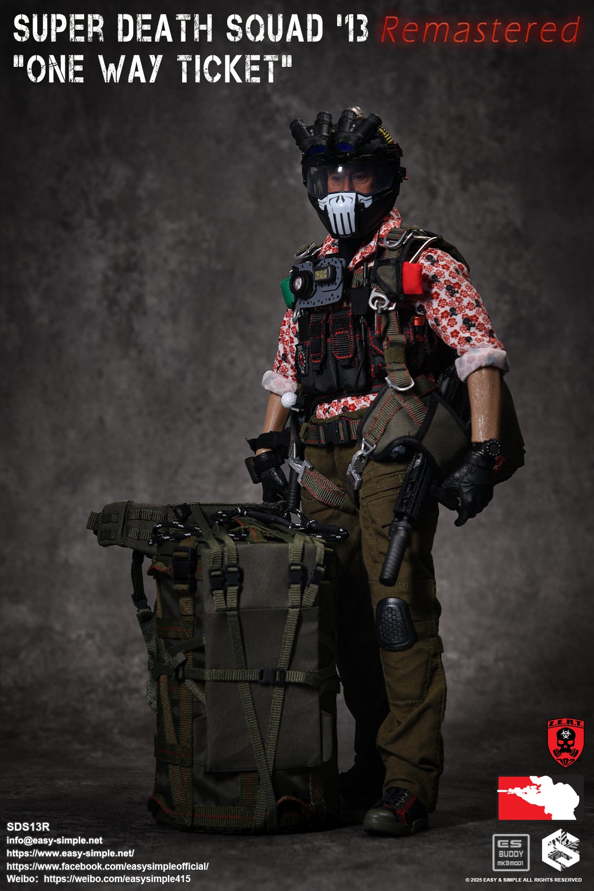 1:6 Easy & Simple ZERT Super Death Squad '13 Remastered "One Way Ticket" SDS13R