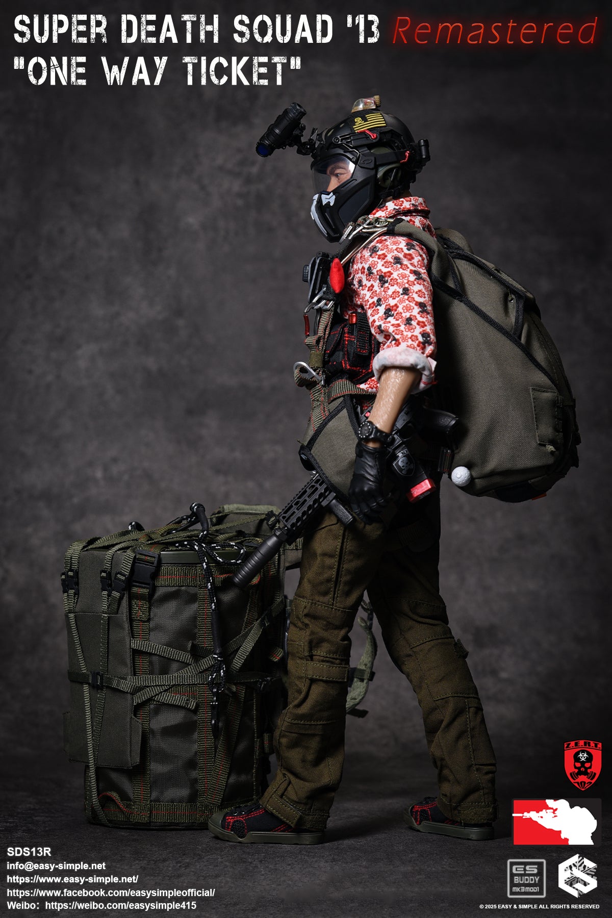 1:6 Easy & Simple ZERT Super Death Squad '13 Remastered "One Way Ticket" SDS13R