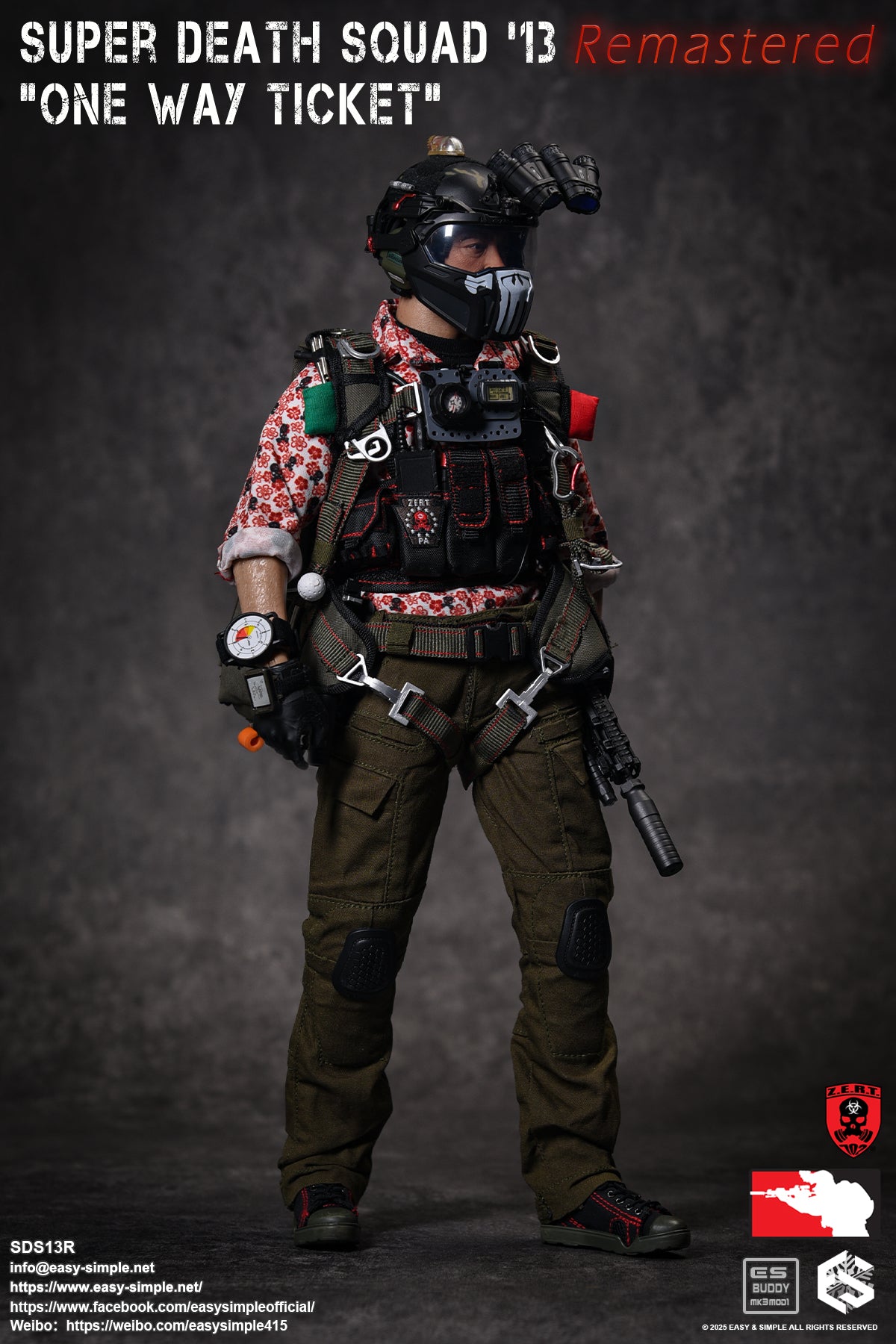 1:6 Easy & Simple ZERT Super Death Squad '13 Remastered "One Way Ticket" SDS13R