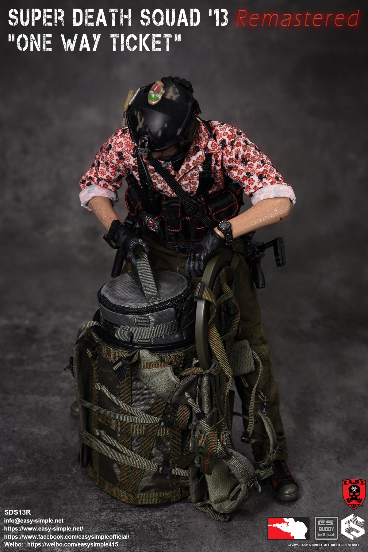 1:6 Easy & Simple ZERT Super Death Squad '13 Remastered "One Way Ticket" SDS13R