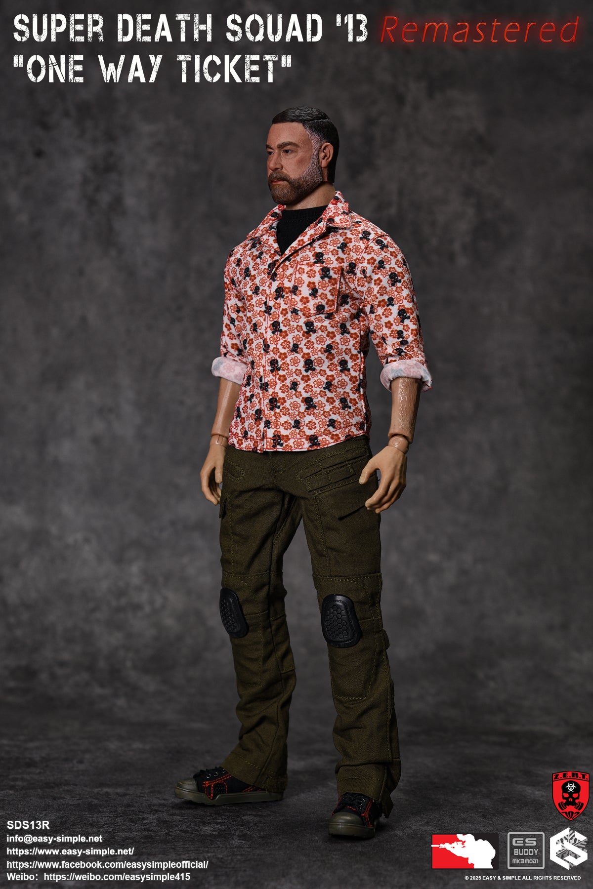 1:6 Easy & Simple ZERT Super Death Squad '13 Remastered "One Way Ticket" SDS13R