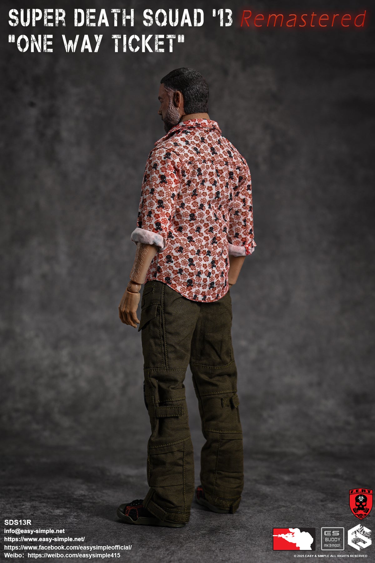 1:6 Easy & Simple ZERT Super Death Squad '13 Remastered "One Way Ticket" SDS13R