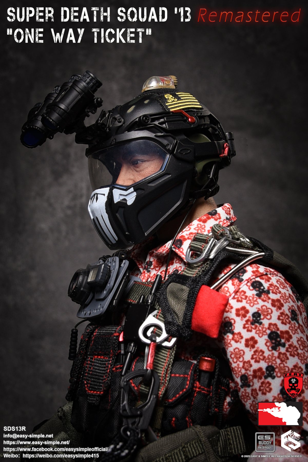 1:6 Easy & Simple ZERT Super Death Squad '13 Remastered "One Way Ticket" SDS13R