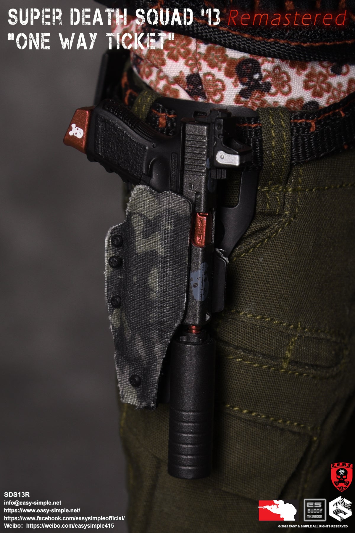 1:6 Easy & Simple ZERT Super Death Squad '13 Remastered "One Way Ticket" SDS13R