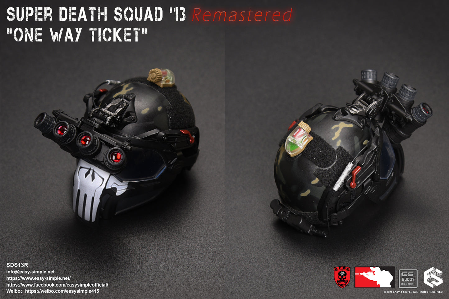 1:6 Easy & Simple ZERT Super Death Squad '13 Remastered "One Way Ticket" SDS13R