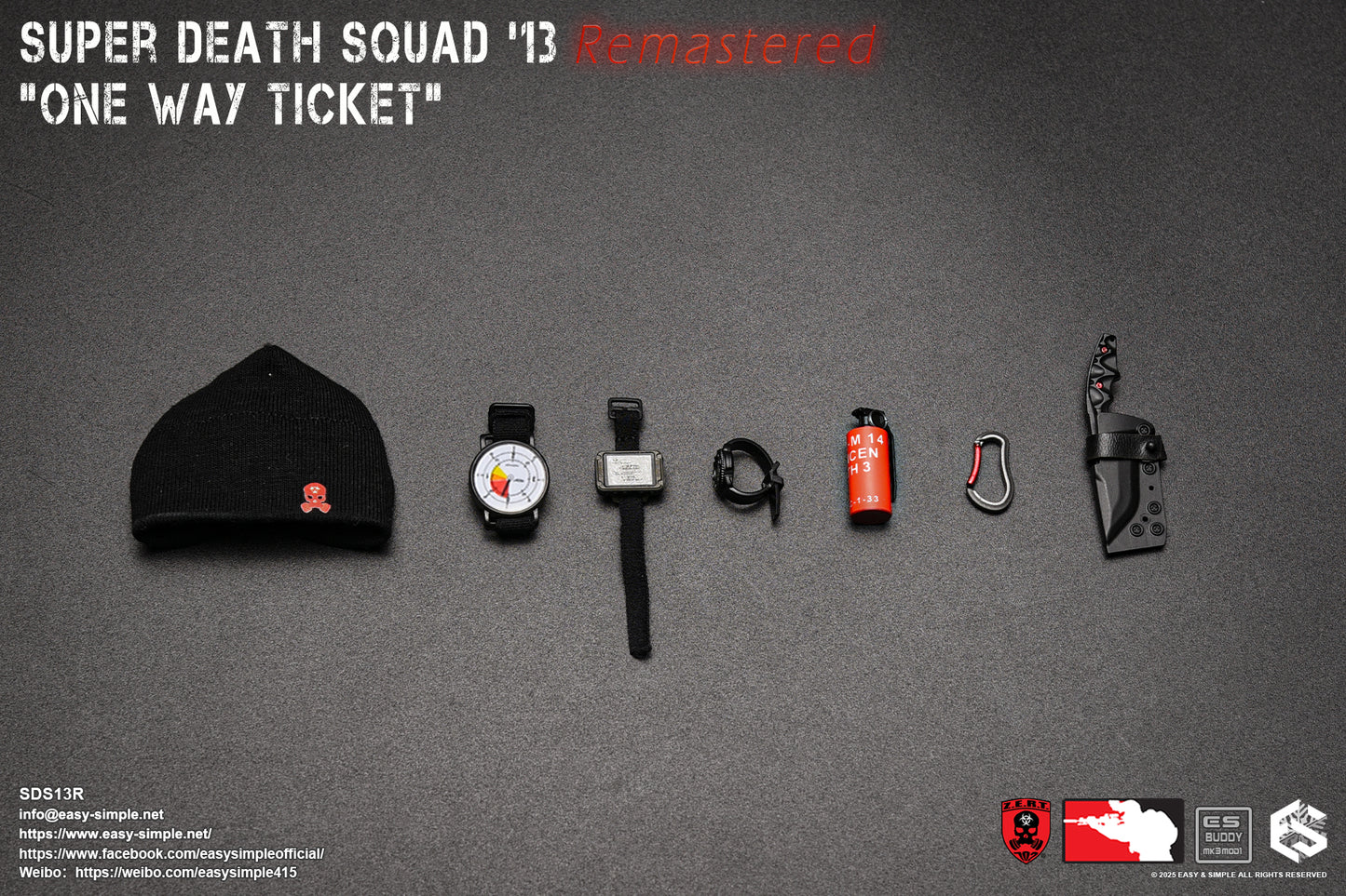1:6 Easy & Simple ZERT Super Death Squad '13 Remastered "One Way Ticket" SDS13R