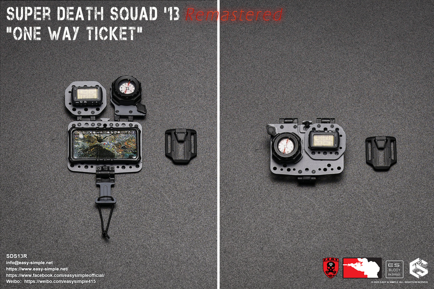 1:6 Easy & Simple ZERT Super Death Squad '13 Remastered "One Way Ticket" SDS13R