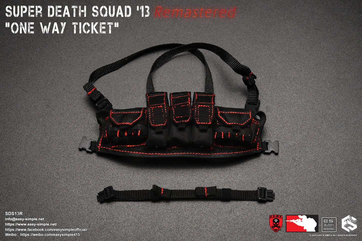 1:6 Easy & Simple ZERT Super Death Squad '13 Remastered "One Way Ticket" SDS13R
