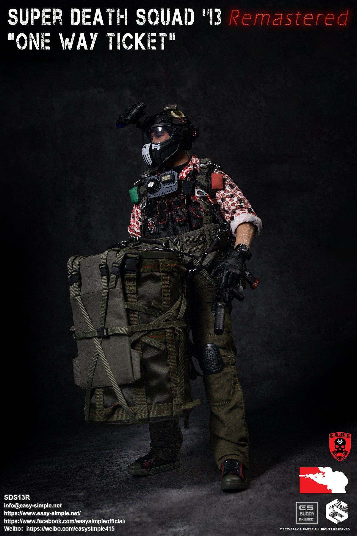 1:6 Easy & Simple ZERT Super Death Squad '13 Remastered "One Way Ticket" SDS13R