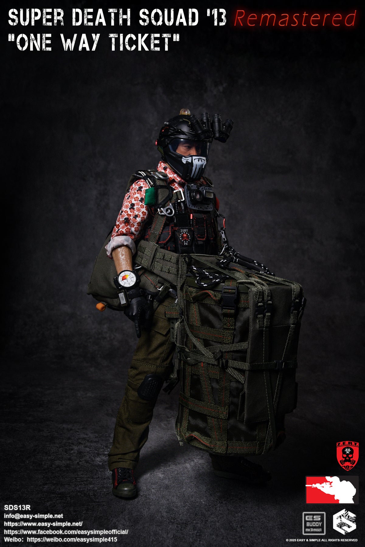 1:6 Easy & Simple ZERT Super Death Squad '13 Remastered "One Way Ticket" SDS13R