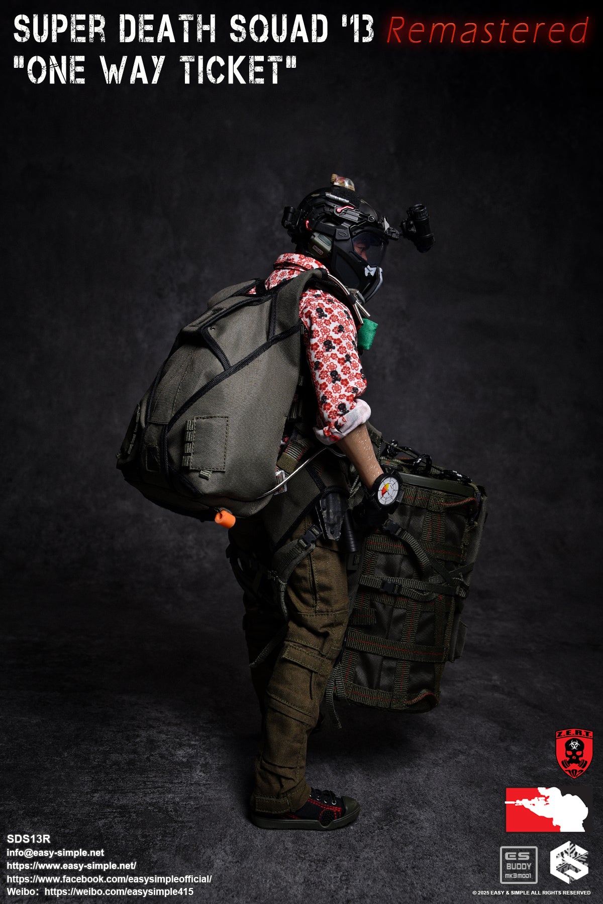 1:6 Easy & Simple ZERT Super Death Squad '13 Remastered "One Way Ticket" SDS13R