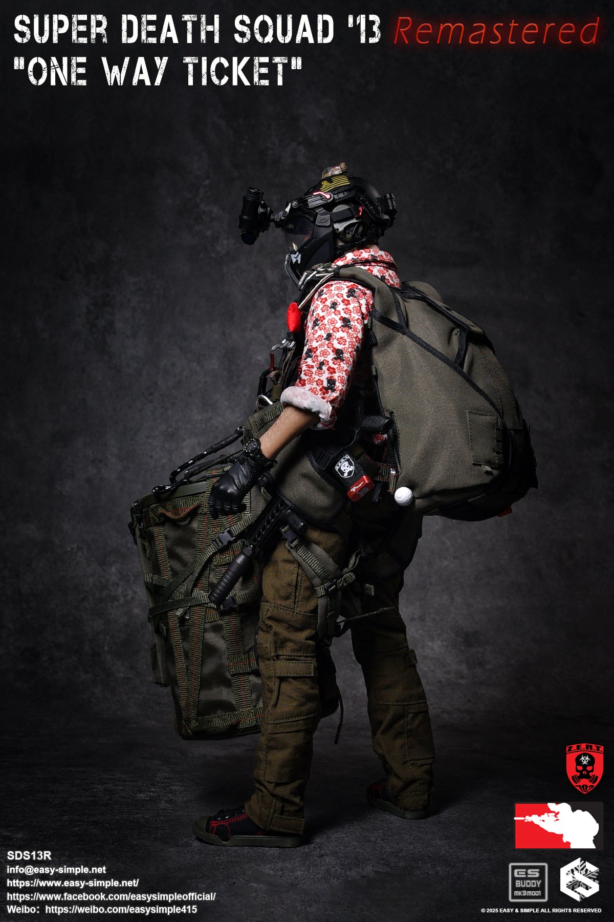 1:6 Easy & Simple ZERT Super Death Squad '13 Remastered "One Way Ticket" SDS13R