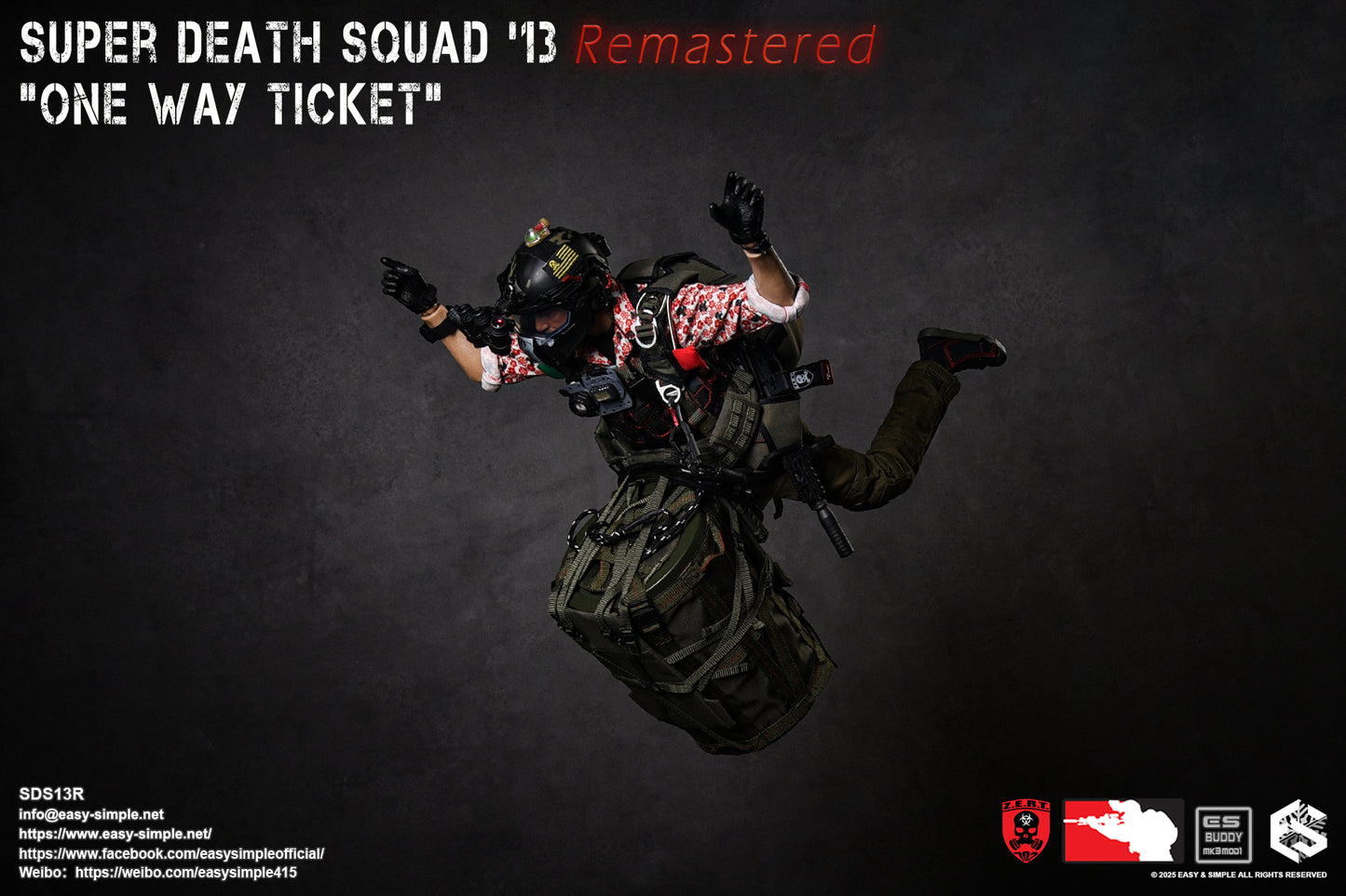 1:6 Easy & Simple ZERT Super Death Squad '13 Remastered "One Way Ticket" SDS13R