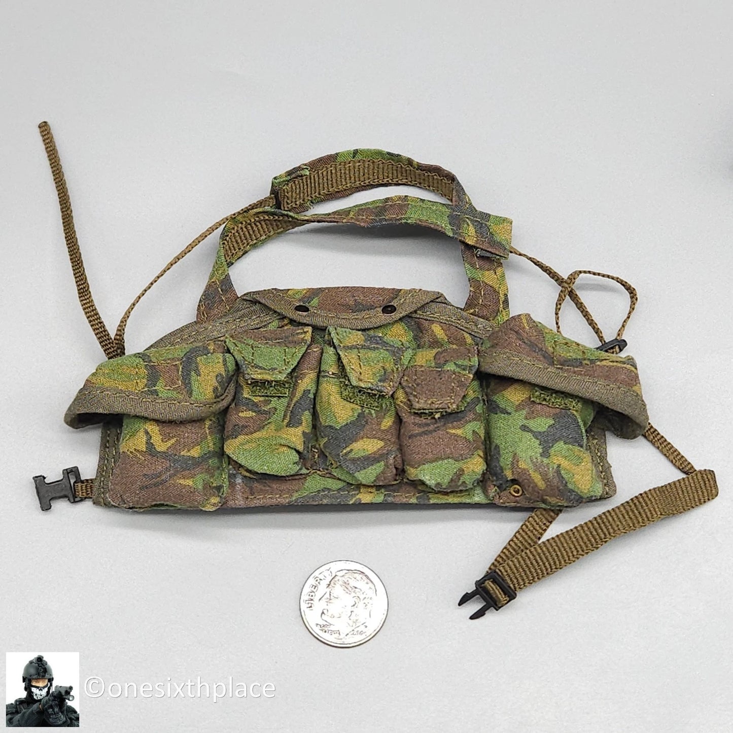 1:6 scale Barrack Sergeant Modern British DPM Chest Rig for 12" Figures