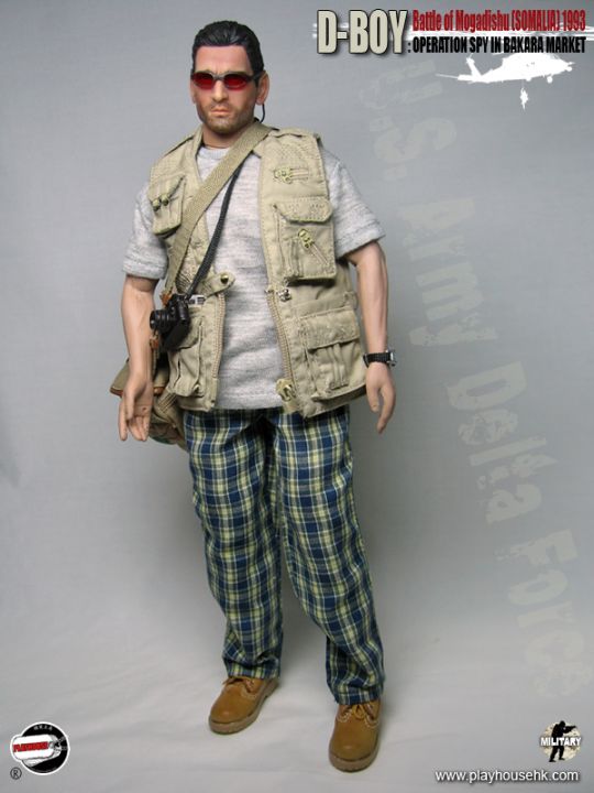 1:6 scale Playhouse D-Boy Somali Savage T-Shirt for 12" Figures