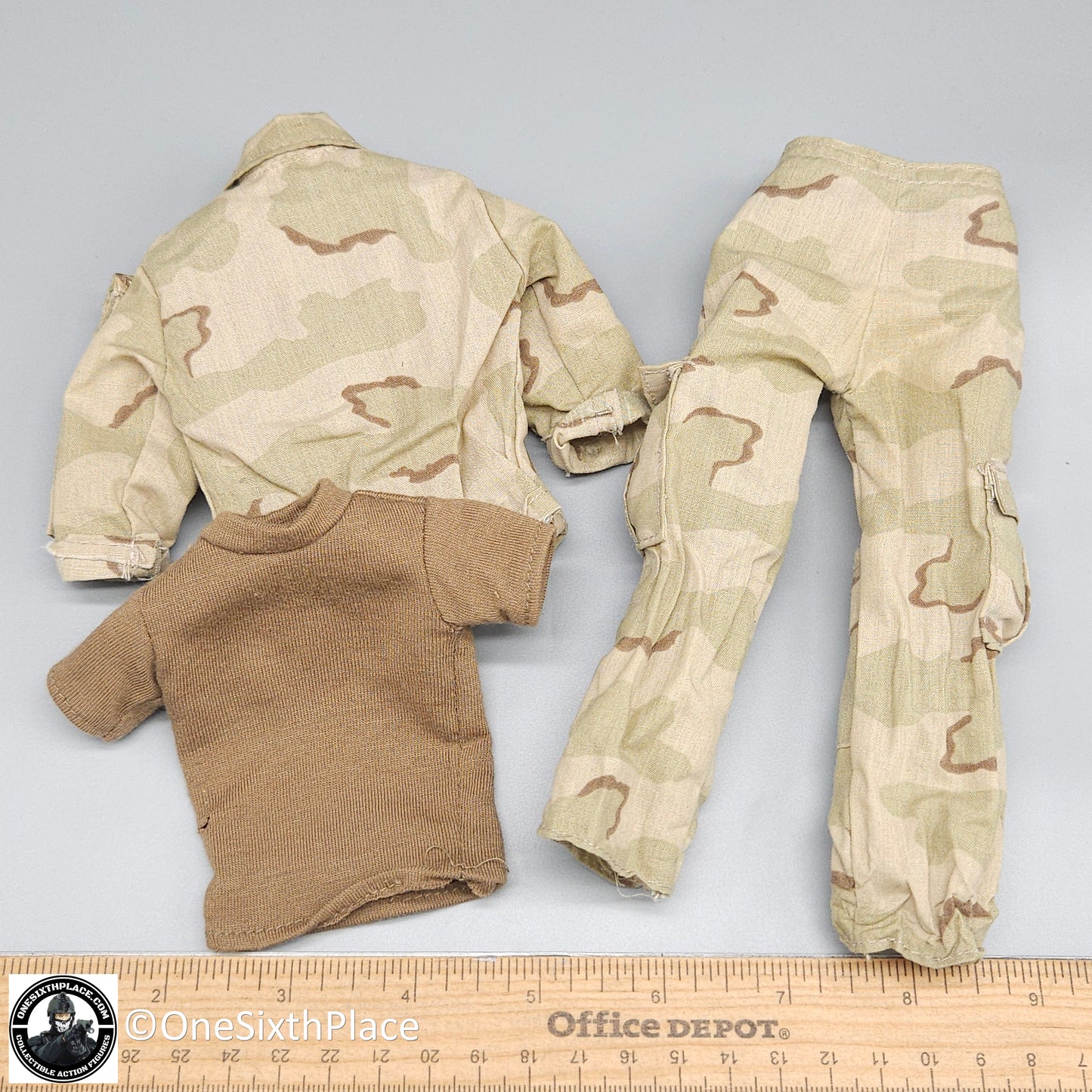 1:6 scale Custom Dragon Delta Force Desert Camo Uniform for 12" Figures