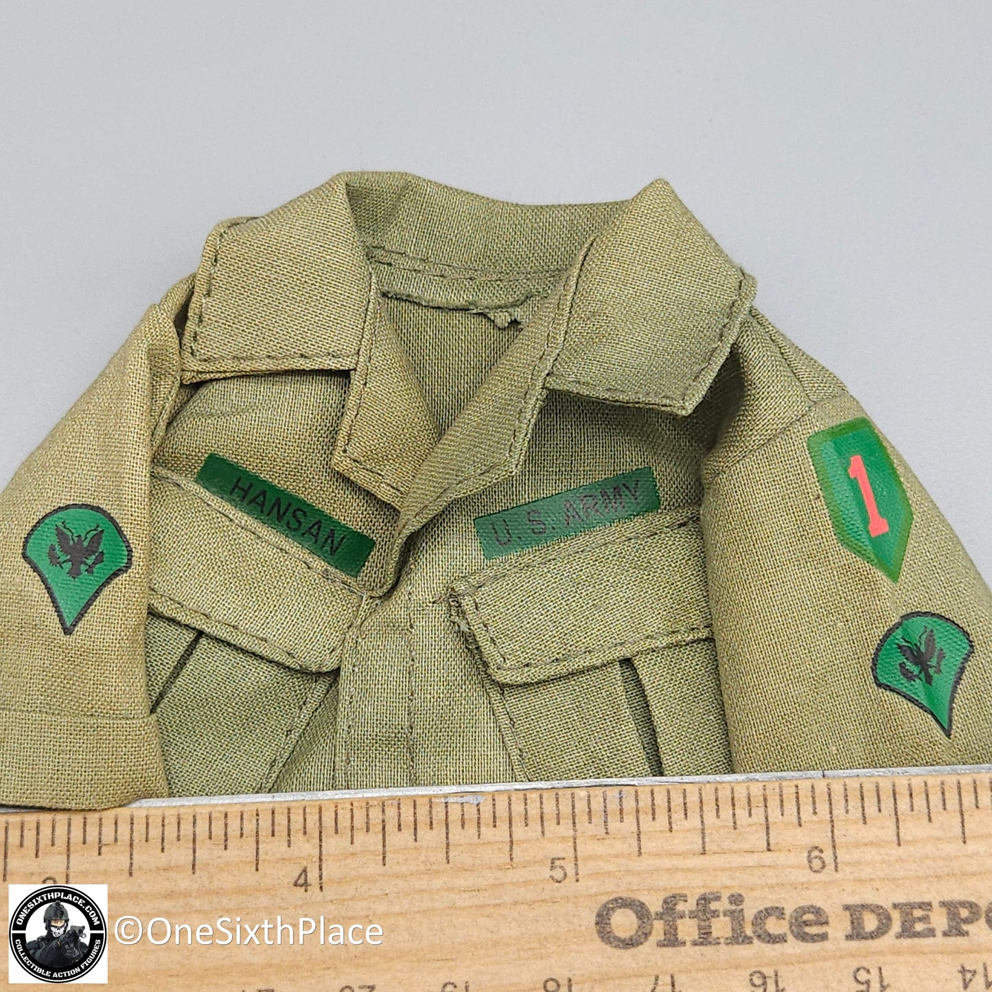 1:6 scale SOTW Vietnam US 1st Infantry Div Uniform READ NOTE for 12" Figures