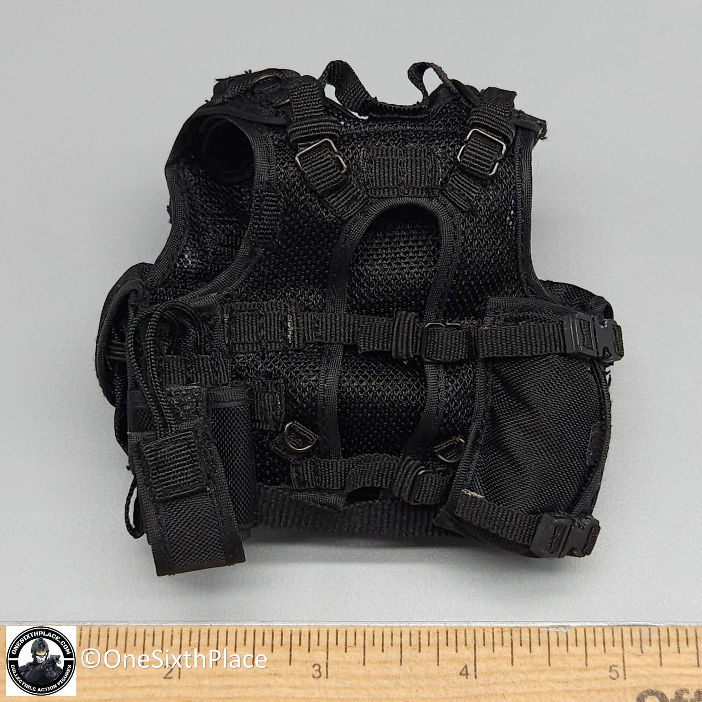 1:6 scale Toy Soldier Black Omega Assault Vest for 12" Figures