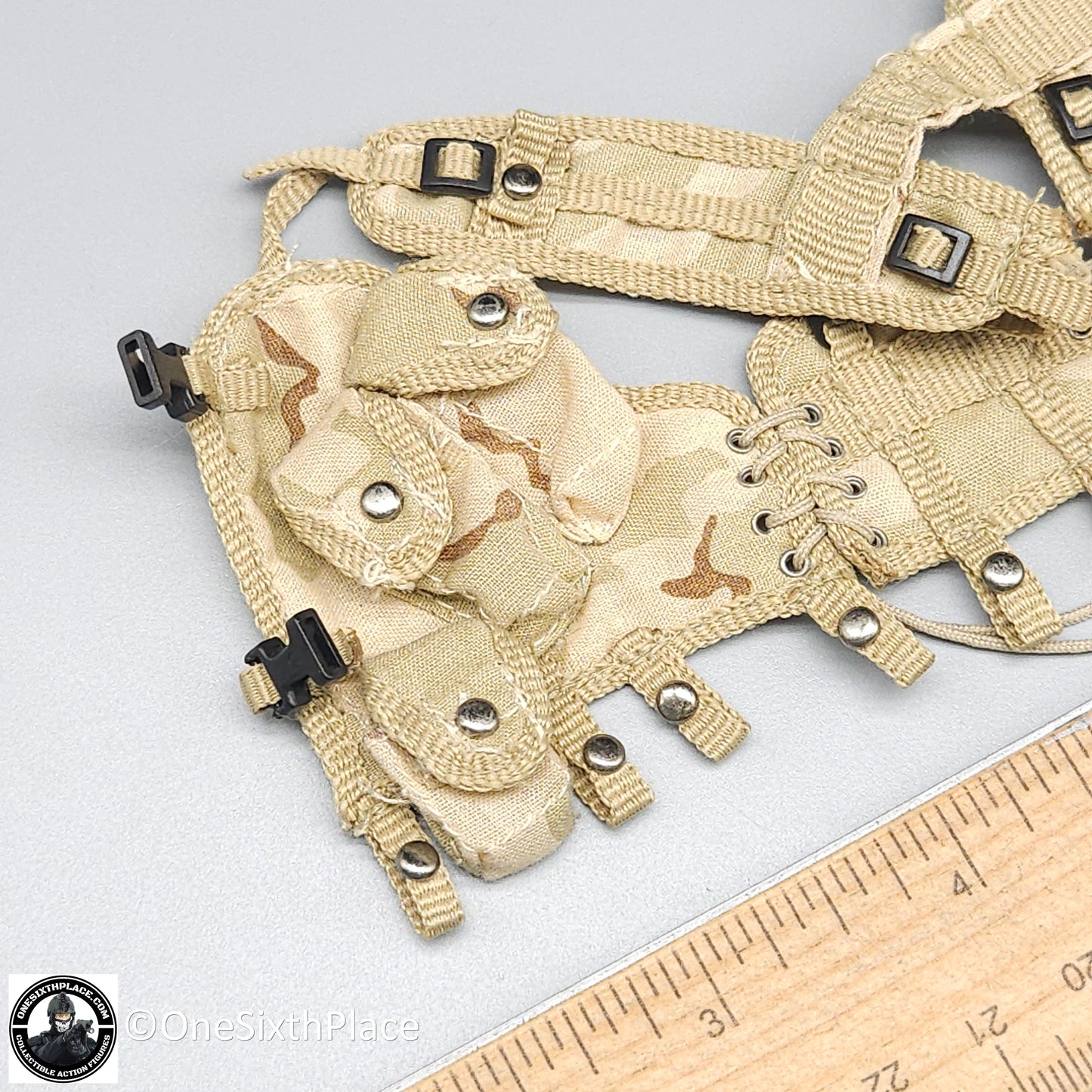 1:6 scale Dragon Desert Camo LBV 88 Vest for 12" Figures