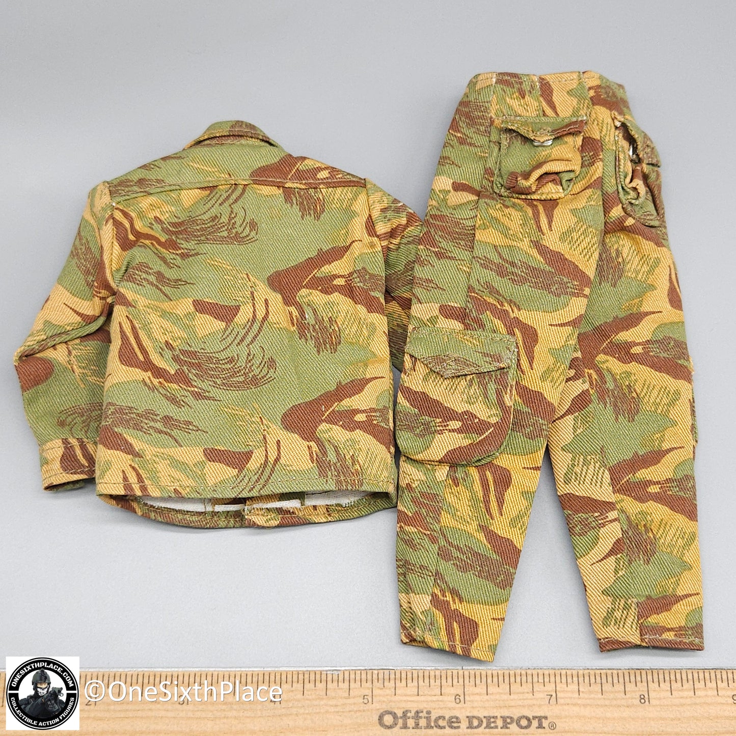 1:6 scale Ultimate Soldier Villains Mercenary Rhodesian Camo Uniform for 12" Figures