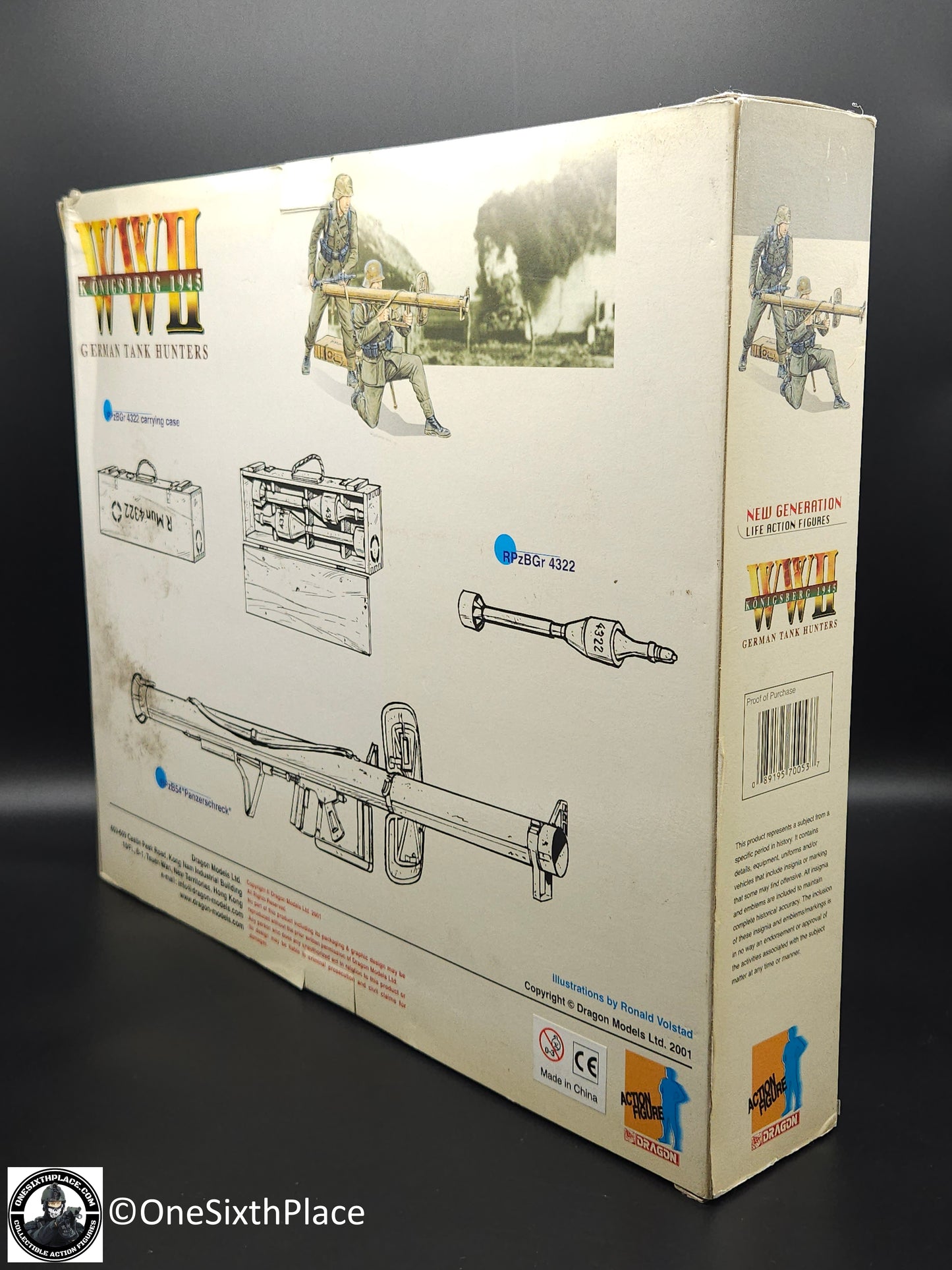 1:6 Dragon WWII German Tank Hunters Klein & Cross Konigsberg 1945 12" Figure Set