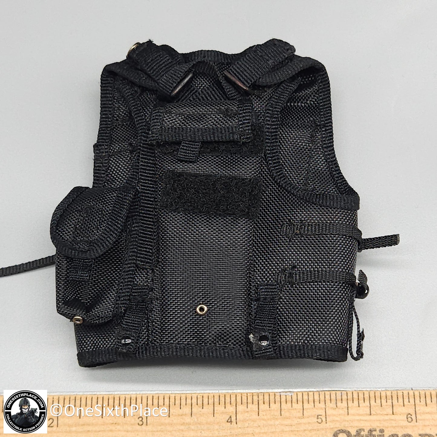 1:6 scale ACE Black BHI Urban Assault Tactical Vest for 12" Figures