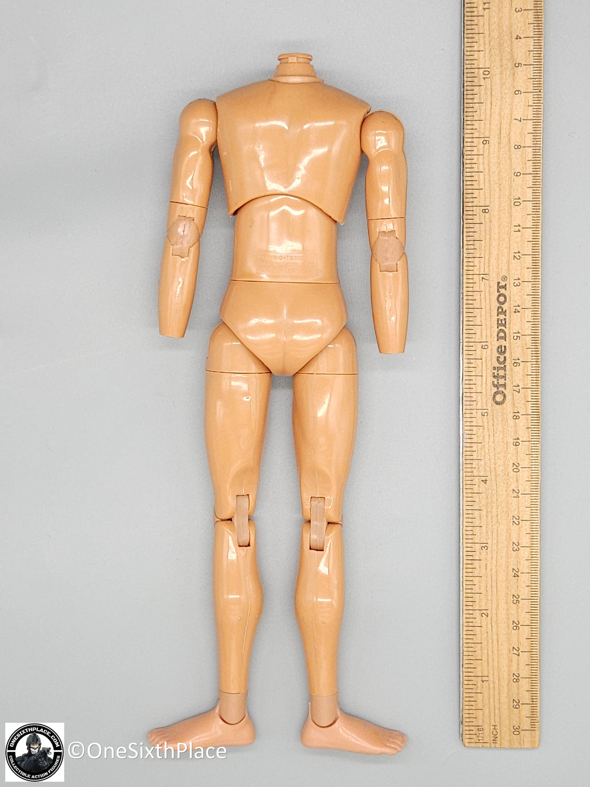 1:6 scale Dragon Adam Slim Male Nude Male Body (Suntan Gloss) 12" Figure
