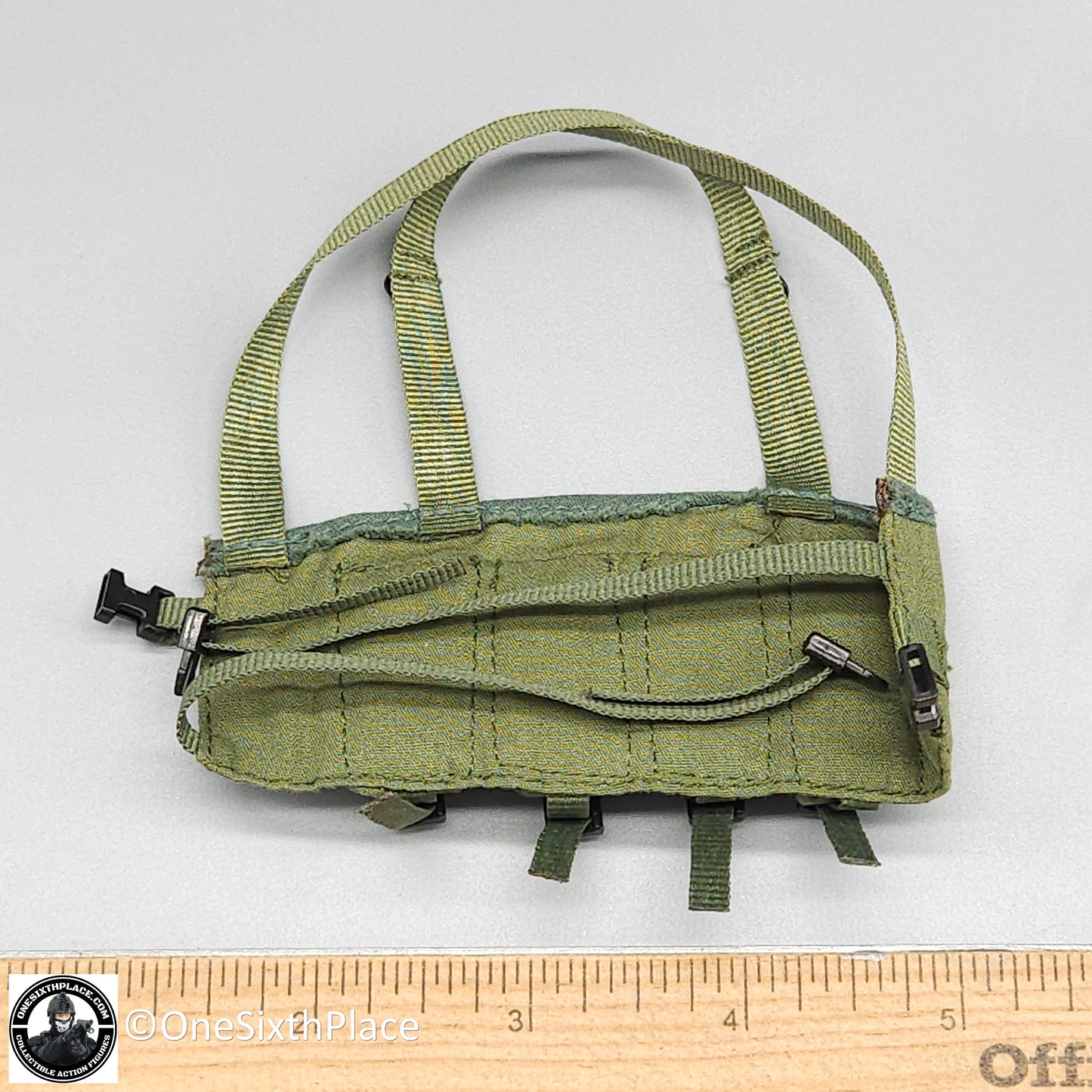 1:6 scale Dragon Green BHI Style Chest Rig for 12" Figures