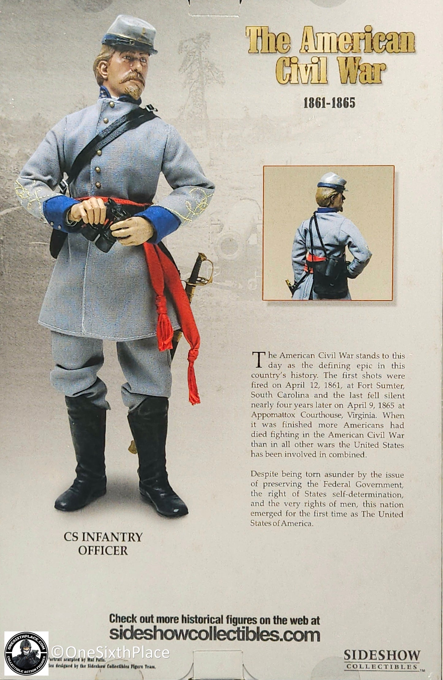 1:6 scale Sideshow Civil War Confederate Infantry Officer Sword & Saber Belt for 12" Figures