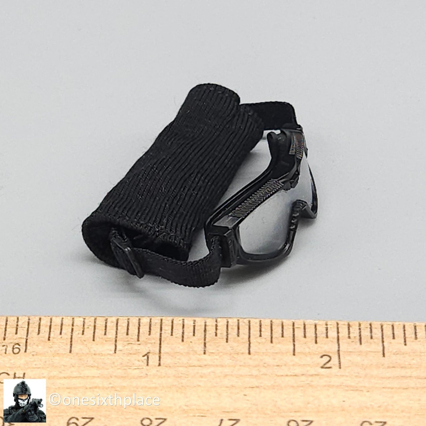 1:6 Easy & Simple Russian Rapid Response SOBR S Black Goggles for 12" Figures