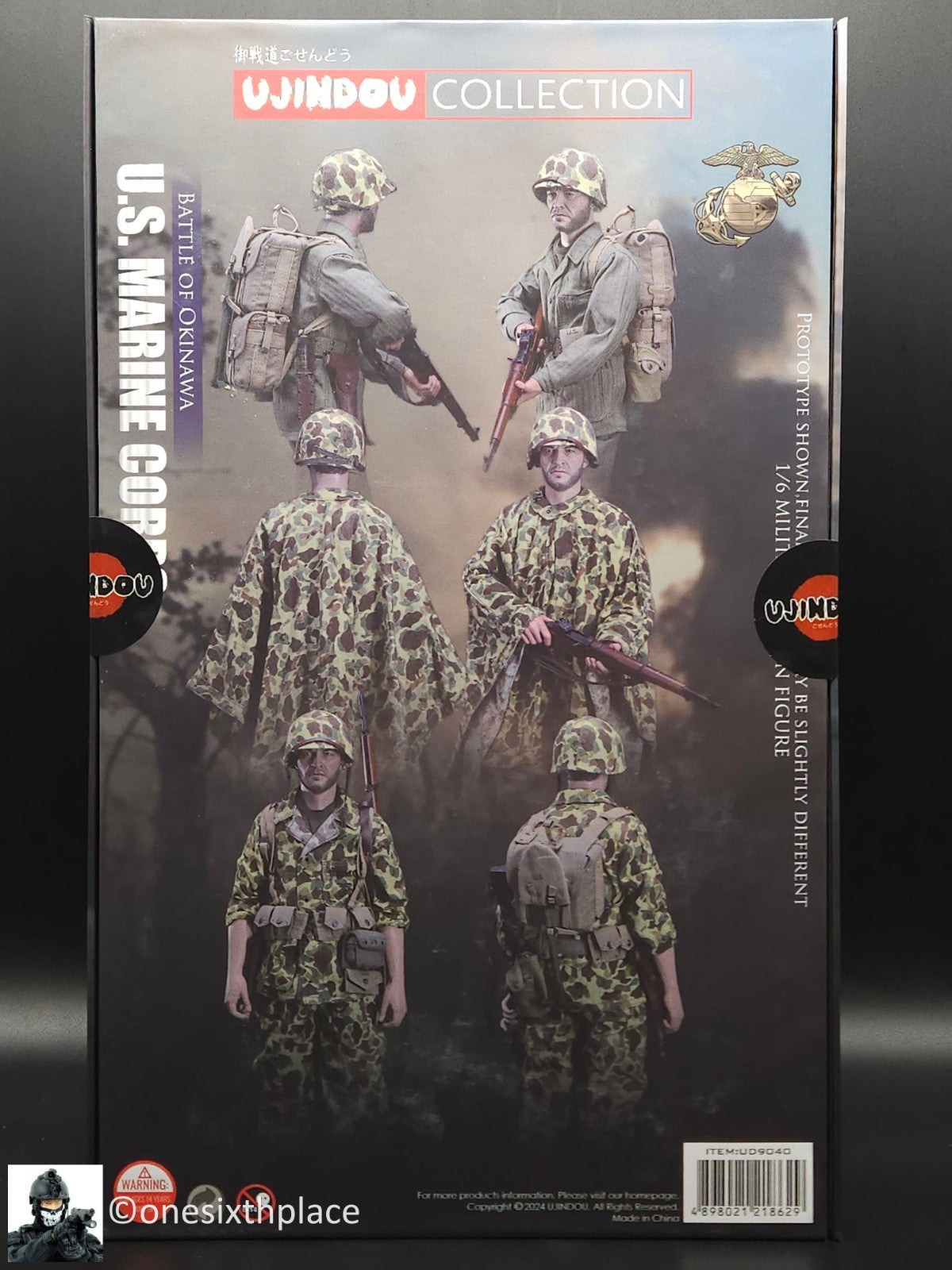 1:6 scale Ujindou WWII US Marine Corps in Okinawa 12" Figure UD9040