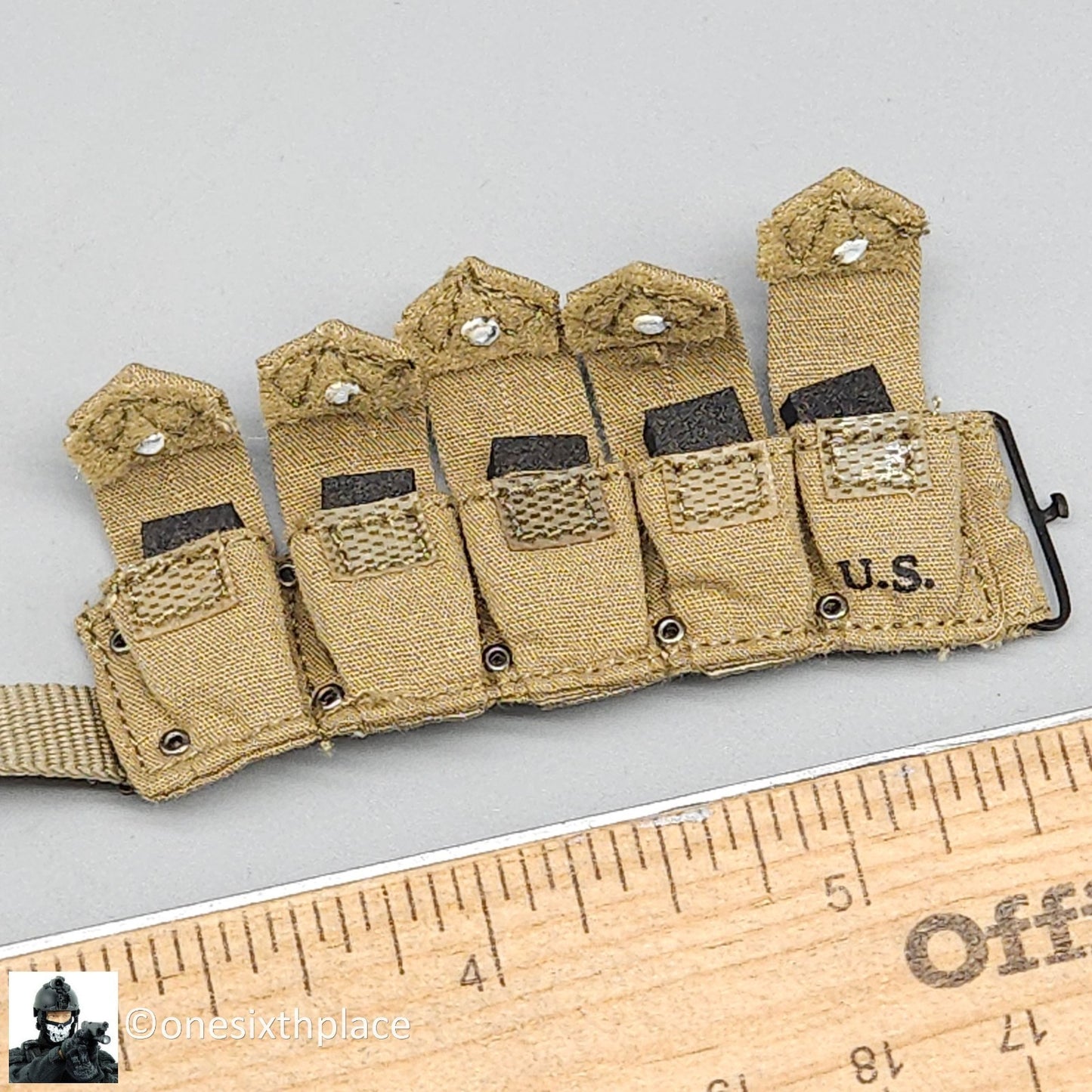1:6 scale Ujindou WWII US Marine Corps in Okinawa M23 Cartridge Belt