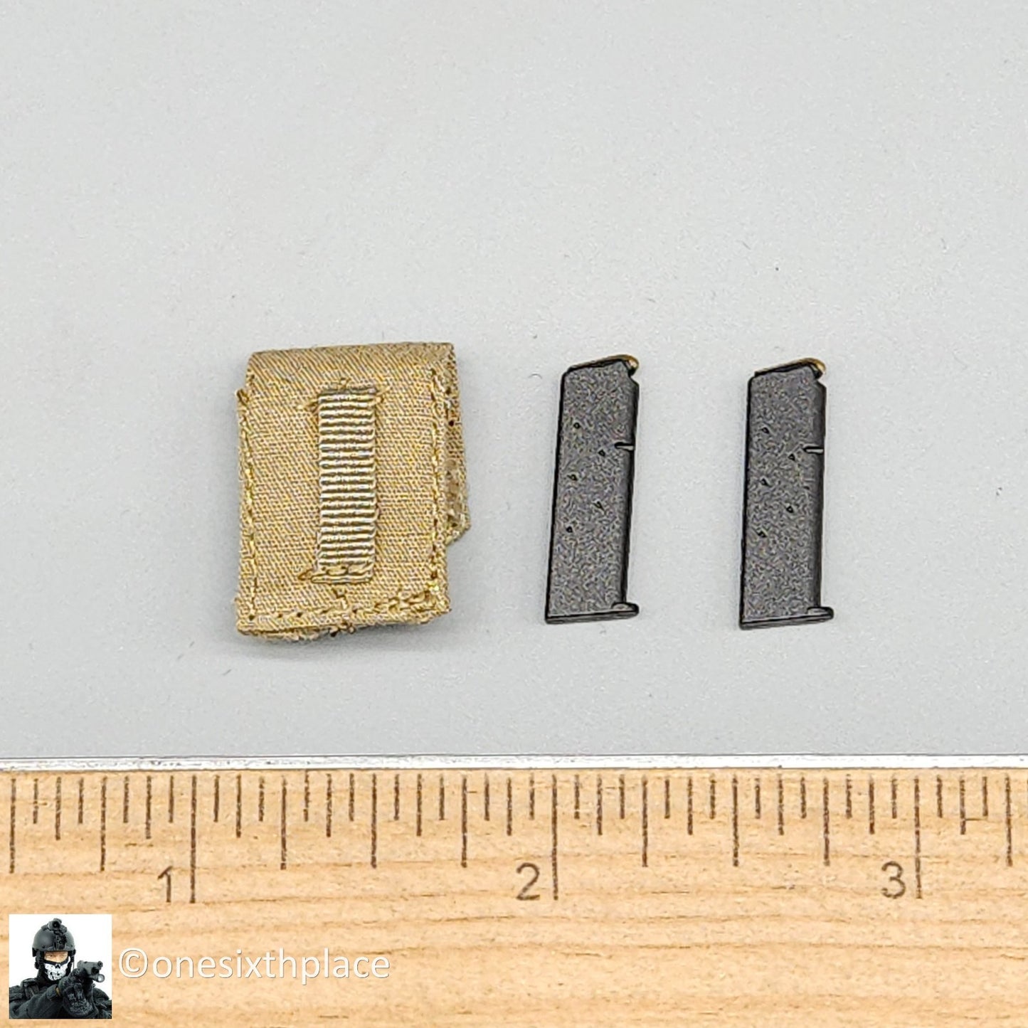 1:6 scale Ujindou WWII US Marine Corps in Okinawa Pistol Ammo Pouch 12" Figures