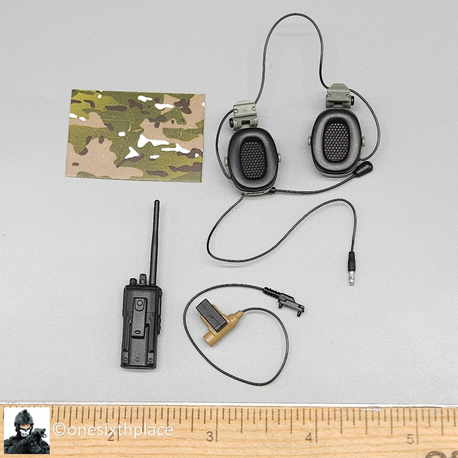 1:6 Easy & Simple Russian Rapid Response SOBR S Radio w/ Headset for 12" Figures