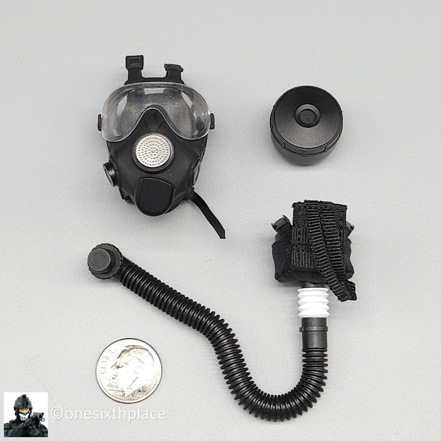 1:6 scale DamToys Russian Spetsnaz FSB Alpha Group Gunner Gas Mask