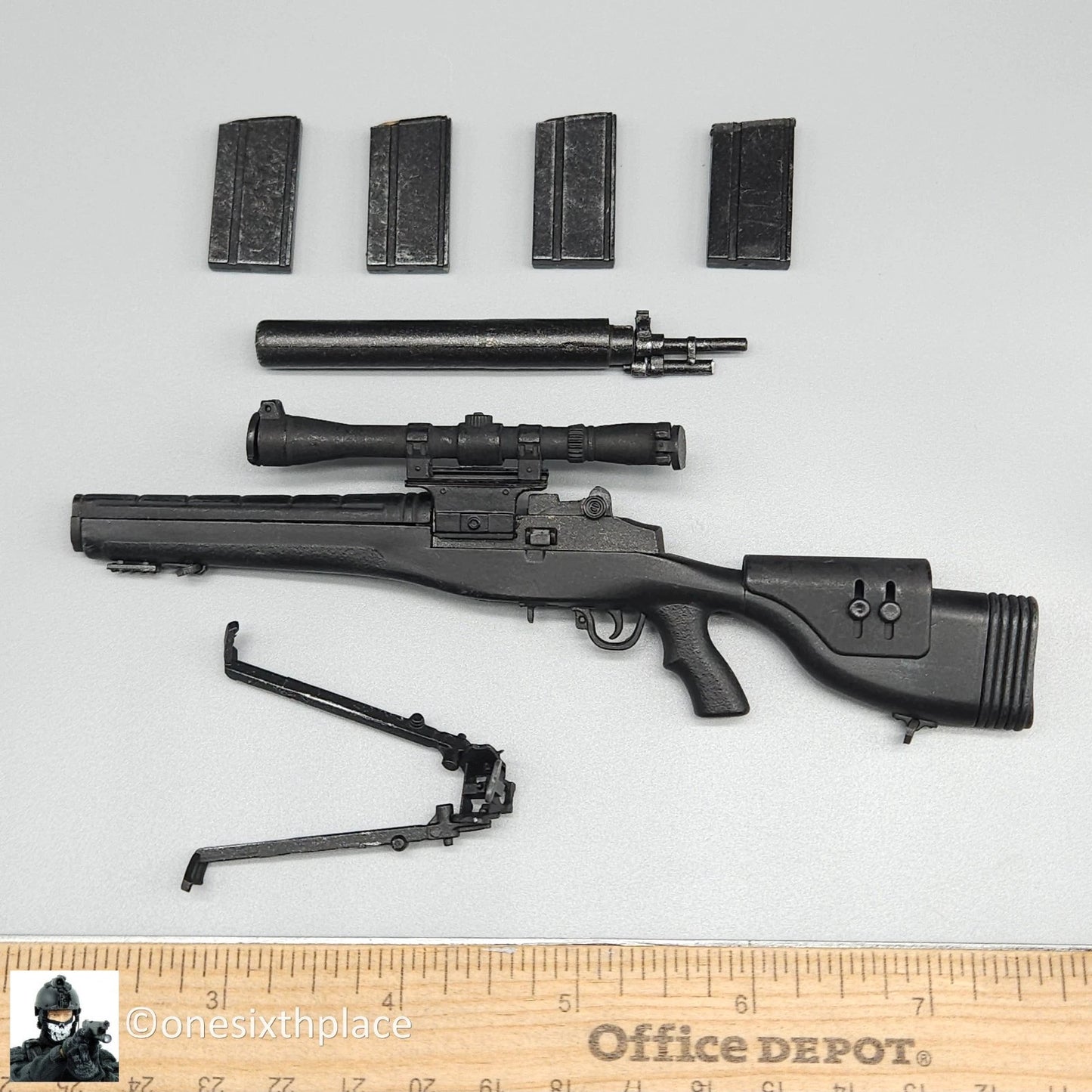 1:6 scale COO MODEL M14 Sniper Rifle for 12" Figures